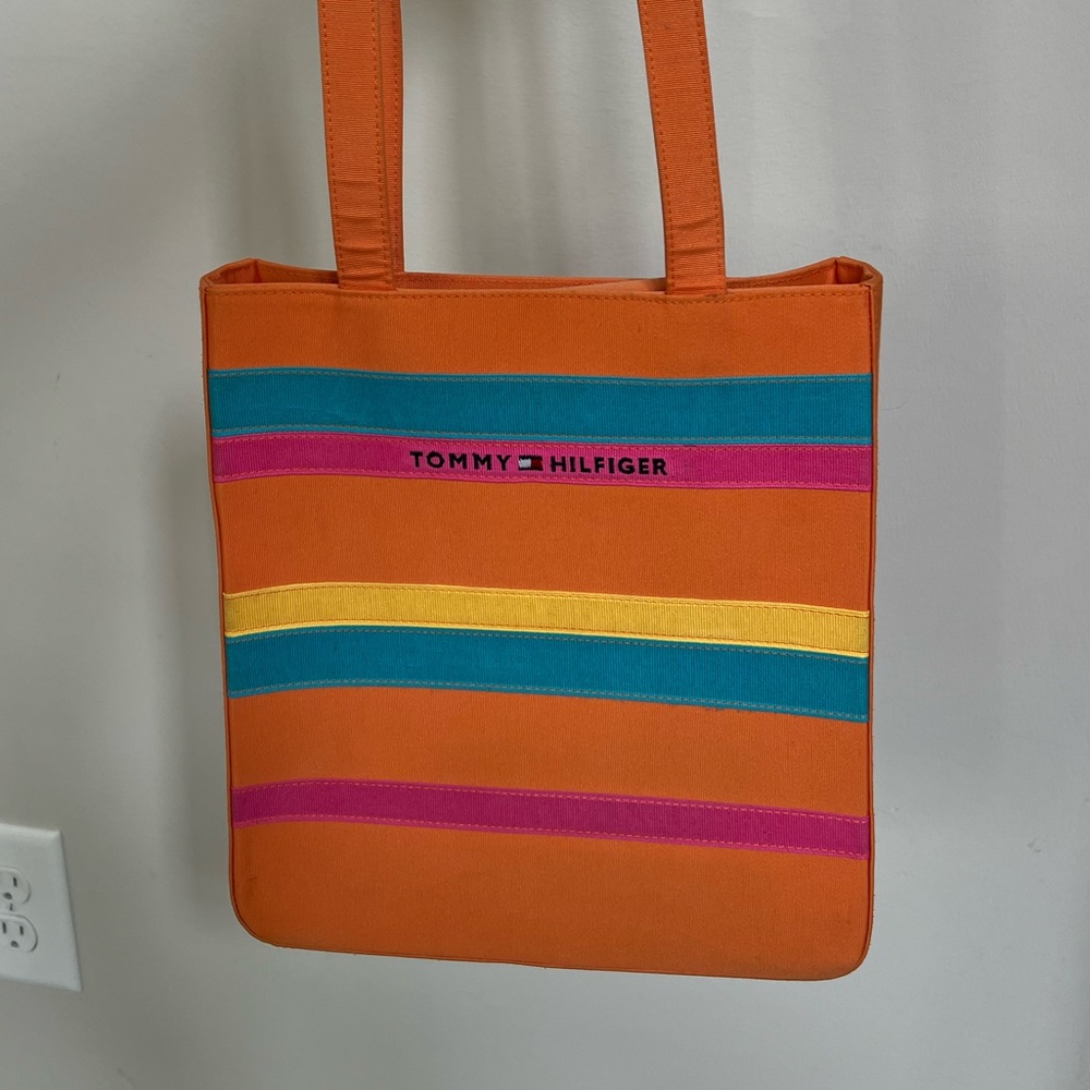 Tommy Hilfiger Orange Tote